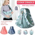 thumbnail image 5 of Pink Sears Newborn Carrier, Nursing Cover, Breathable Mesh Fabric, Summer Essential - Newborn-Friendly Hugging Position For Newborns, All-Season Multi-Functional - For, 5 of 8