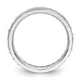 thumbnail image 3 of 14k White Gold Round Diamond Vintage Eternity Wedding Band Anniversary Ring Size 7.5 - 1 Ct., 3 of 6
