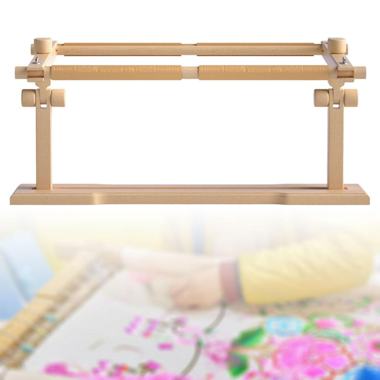 Adjustable Embroidery Stand Hands Free Embroidery Hoop Stand Wooden  Embroidery Frame Rotated Cross Stitch Stand Embroidery Hoop Holder for Arts  Crafts