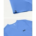 thumbnail image 4 of Jaanuu Holmes Everyday Scrub Top for Men — Classic Fit, V-Neck, 1 Pocket, Anti-Wrinkle, 4 of 7