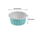 thumbnail image 3 of Xihbxyly Recipiente Engrosado, Vaso de Aluminio de Alta Temperatura, Elemento Esencial de Cocina Reutilizable, Solución Sanitaria Segura para Cocinar, Hornear, Asar, Cocinar Al Vapor, Catering, Uso D, 3 of 6