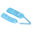 thumbnail image 4 of KXT628 Teléfono de hotel Teléfono de escritorio con cable de pared con función de rellamada de pausa silenciosa para oficina, hogar, hotel (azul), 4 of 8