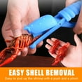 thumbnail image 4 of TidBay Universal Shrimp Peeler Tool Easy Crawfish Sheller for Shrimp Tails Crawfish Tail Peeler Crawfish Tail Remover Tool for Household Kitchen Restaurant, 4 of 8