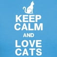 thumbnail image 3 of CafePress - Keep Calm Love Cats T Shirt - Women's Traditional Fit Dark T-Shirt, 3 of 4