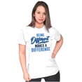 thumbnail image 4 of Being Different Makes a Difference Womens Slim Fit Graphic Tee Brisco Brands S, 4 of 5