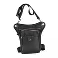 thumbnail image 1 of 2xBolsa De Pierna A La Moda Para Hombre, Riñonera Para Muslo, Riñonera Para Deportes De Escalada, Color Negro, 1 of 7
