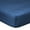Navy, variant on Belledorm 540 Thread Count Satin Stripe Fitted Sheet