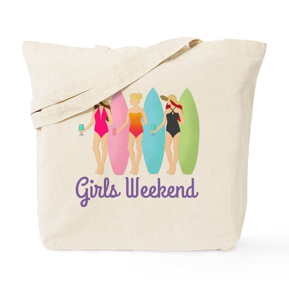 CafePress - Girls Weekend Tote Bag - Unisex Canvas Tote Bag, Beige, 1-Piece