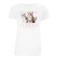 thumbnail image 1 of Playera George para Niña, con Estampados de Gatos y Frases Blanco Talla 8, 1 of 4