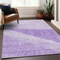 thumbnail image 6 of Addison Rugs Mayfield Washable Transitional Modern Lavender Rectangle Rug, 3' x 5', 6 of 6
