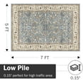 thumbnail image 5 of SIXHOME 5'x7' Area Rugs for Living Room Washable Rugs Carpet Vintage Traditional Rugs for Bedroom Dinning Room Office Soft Non Slip Large Area Rug Retro Home Decor Blue, 5 of 9