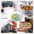 thumbnail image 5 of Bahomeck Pot Holder 4Pcs,Mason Jar Filled With Spring Flowers Square Heat Resistant Hot Pads For Kitchen Cooking Oven With Hanging Loop Potholder Easy To Store, 5 of 5