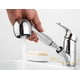 thumbnail image 3 of Grifo mezclador de cocina, negro, 23*17,5*5,2 cmNota: Todos los datos se miden manualmente, permita un error de 1-3cm, debido a la diferencia en la luz y la pantalla, habrá una cierta diferencia de c, 3 of 4