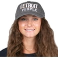 thumbnail image 3 of Pavilion - Detroit People - Gray Adjustable Snap-back Baseball Cap Hat, 3 of 8
