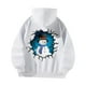 thumbnail image 4 of Sudadera con capucha para mujer, sudadera con capucha, sudadera con capucha, muñeco de nieve navideño, ropa cómoda XL, 4 of 9