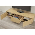 thumbnail image 3 of Nexera Rustik Modern TV Stand for TVs up to 66 in., Natural Maple, 3 of 5