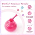 thumbnail image 4 of Kids Nail Polish, 5 Colors Non Toxic Nail Polish Kit, Water-Based Safe Low Odor Peel-off Quick Dry Removable Nail Polish Set, 4 of 5