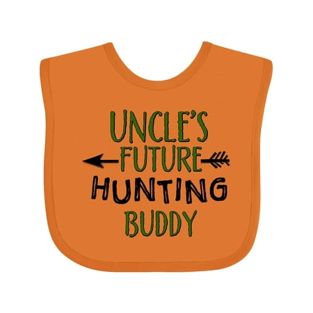 

Inktastic Uncles Future Hunting Buddy Gift Baby Boy or Baby Girl Bib
