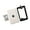 Single port, variant on 2. Port Low Ethernet Coupler Wall Plate, Inline Female Pass Through Panel Bracket