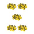 thumbnail image 2 of Justharion 10 EVA Foam Sponge Golf Balls for Effective Swing Practice Training Yellow Style A 5Set, 2 of 6
