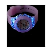 5 Pcs Unicorn Ring Necklace Pink Beaded Bracelet Smart Watch for Kids Wrist Digital Watches Set Toddler Child