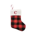 thumbnail image 4 of Calcetines con bolsa de regalo navideña, colgantes con letras rojas, calcetines con letras rojas, adornos para árbol de Navidad, calcetines con letras rojas, decoración festiva para el, 4 of 9