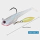 thumbnail image 4 of Wobblers swimbait cebos artificiales señuelos pesca suave 7-20g cabeza plantilla con t cola () blanco, 4 of 9
