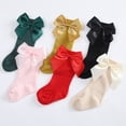 thumbnail image 3 of Calcetines Para Bebés Recién Nacidos Niñas De Encaje De Algodón De Rodilla Para Niños De 0 A 3 Años, 3 of 4