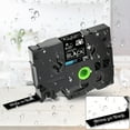 thumbnail image 2 of GREENCYCLE 30PK Compatible for Brother P-touch White on Black 6mm 8m TZ TZe TZe-315 TZ-315 TZe315 TZ315 Laminated Label Tape, 2 of 7