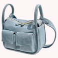 thumbnail image 1 of Bolsos de hombro para mujer Denim Ladies Hobo Bag Moda para fin de semana (azul claro), 1 of 5