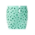 thumbnail image 2 of Baxton Studio Hallie Table d'Appoint d'Extérieur Moderne et Contemporain en Métal Fini Aqua, 2 of 5