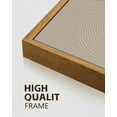 thumbnail image 3 of Minimalist Abstract Framed Wall Art 11x14in Natural Framed Modern Boho Neutral Line Wall Decor Geometric Artwork Kitchen Dining Room, 3 of 7