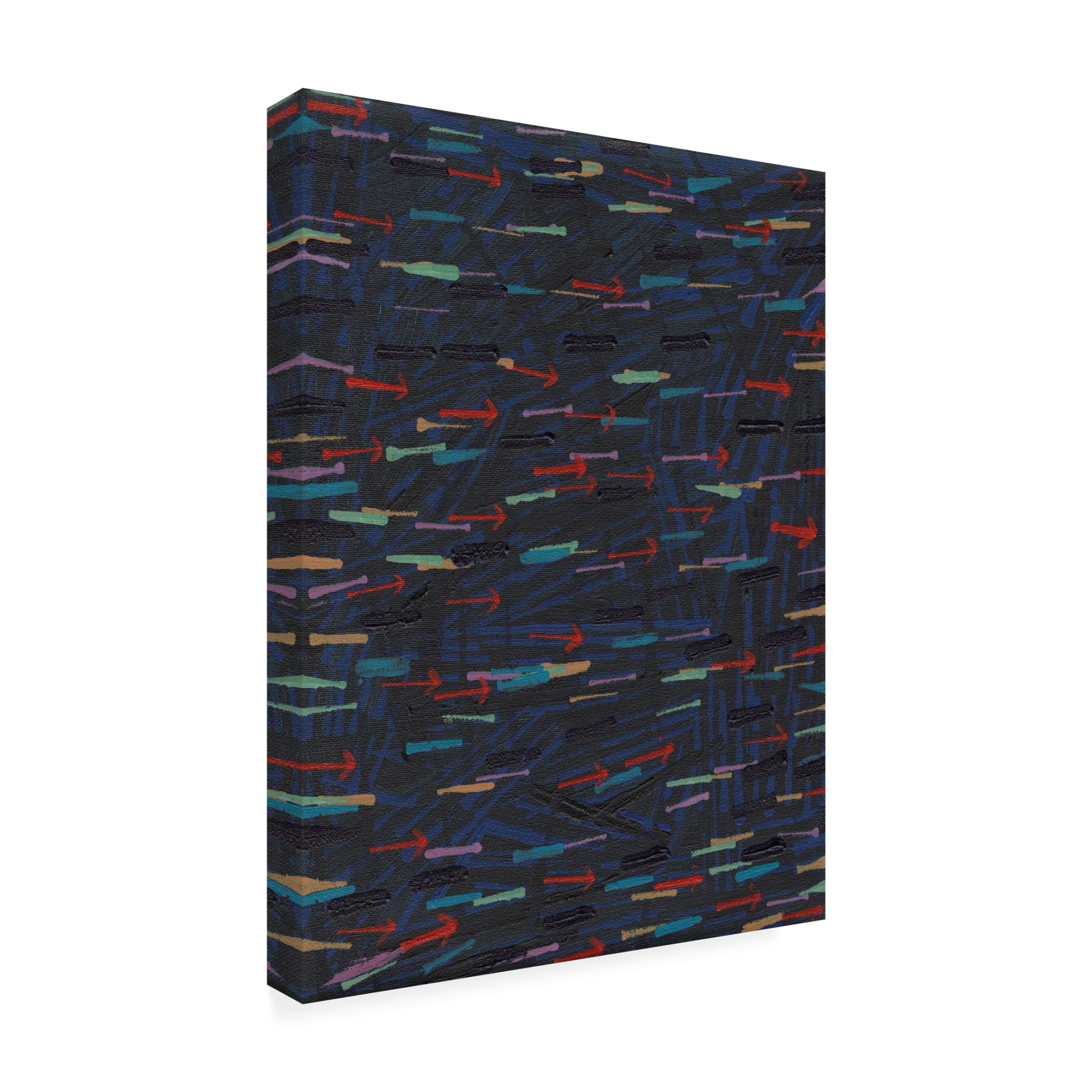 Canvas Wall Art - Jodi Fuchs 'Forward I' Wall Art for Living Room, Bedroom, or Office Décor by Trademark Fine Art - 14 x 19 Inches