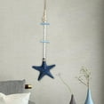 thumbnail image 6 of deevoka Wooden Starfish Wall Hanging Decor Coastal Themed Decoration for Party Favor Dark Blue, 6 of 9