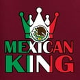 thumbnail image 5 of Wild Bobby Mexican King Mexican Queen Valentines Day Outfit His and Hers Matching Couples Crewneck Sweatshirts, Maroon, Mens XL-Womens 3XL, 5 of 6