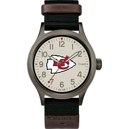 Kansas Jayhawks Watch - Timex - NFL Tribute Collection Clutch Men's Watch, Kansas City Chiefs