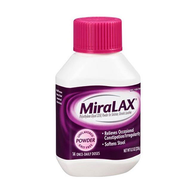 Bayer Healthcare MER80585 8.3 oz Miralax Laxative Powder White