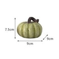thumbnail image 2 of Nituyy Figurine de Citrouille d'Halloween Statue de Citrouille Classique avec Notes/feuilles Décorations Maison Fêtes d'Automne, 2 of 2
