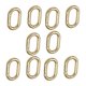 thumbnail image 5 of 10 Anillos Ovalados con Resorte, Clip de Resorte, Mosquetón Ovalado, Accesorio para Manualidades, Resorte de 25 mm Oro, 5 of 7