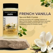 Spazazz SPZ-102 17 oz Aromatherapy Spa & Bath Crystals, Warm French Vanilla Calm