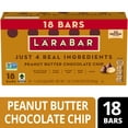 thumbnail image 3 of (4 pack) Larabar Peanut Butter Chocolate Chip Bars, Gluten Free and Vegan, 28.8 oz, 18 Count, 3 of 9
