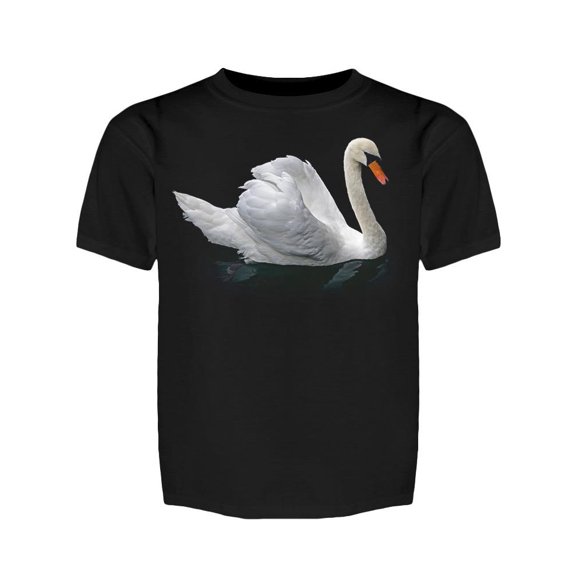 Adorable Swan On The Water Tee Girl's -Image by Shutterstock