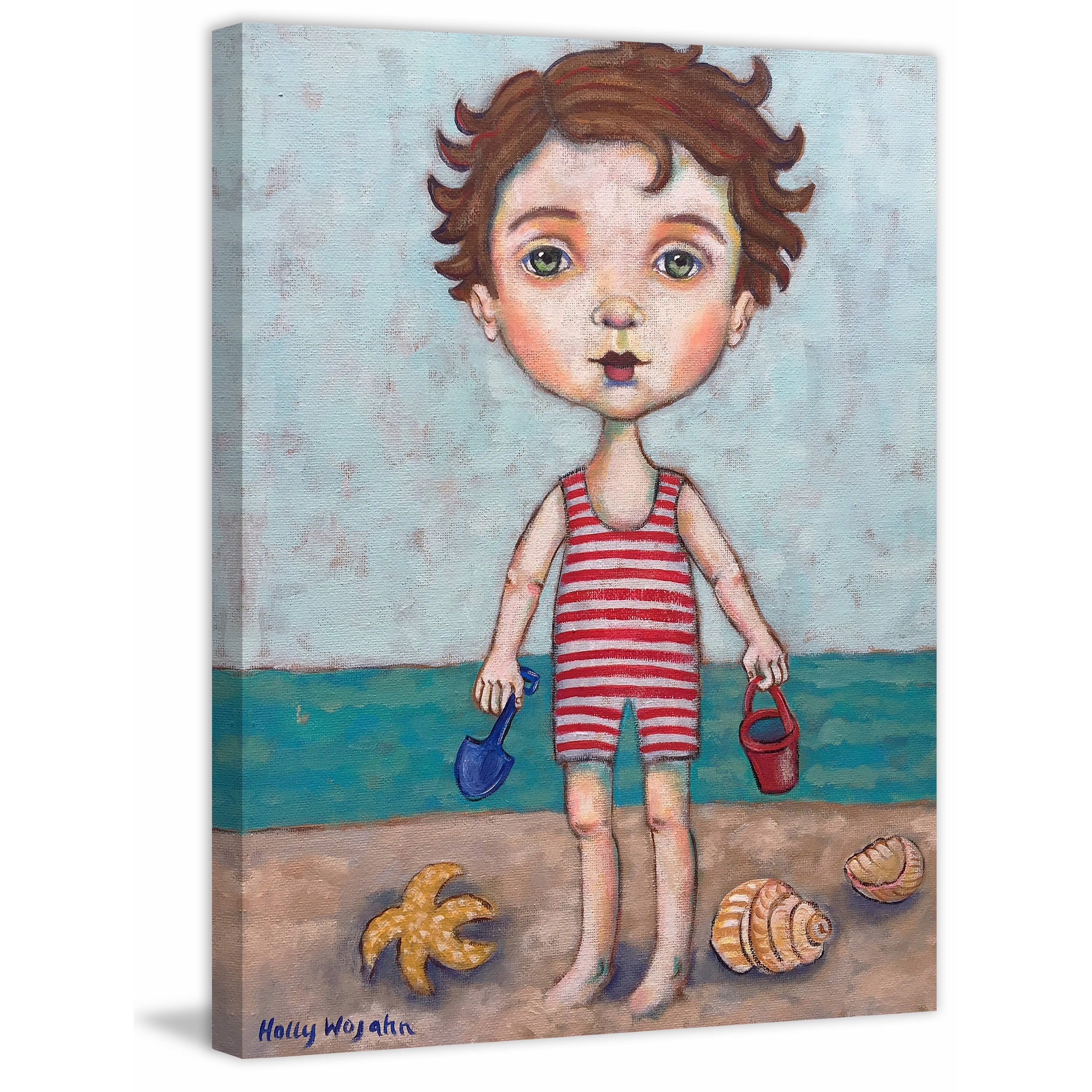 "Ready to Play" Painting Print on Wrapped Canvas