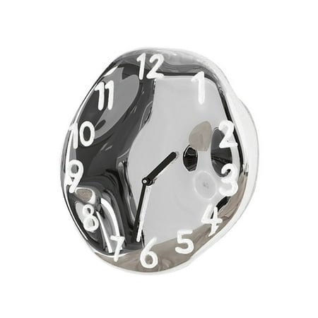 Irregular and unique shaped wall clock with silent function battery powered