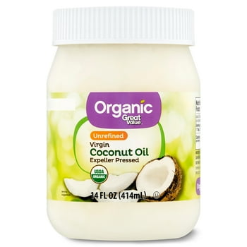 Great Value  Unrefined Virgin Coconut Oil, 14 fl oz