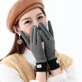 thumbnail image 3 of Vikakiooze Winter Gloves Womens Windproof Wrist Warm Gloves Winter Mittens Driving Ski Glove, 3 of 4