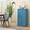 Blue, variant on Demi Bonn 40" Kitchen Pantry Cabinet with 12 Shelves, 5 Tiers, Storage Cabinet for Home Use, Durable Construction & Spacious Storage, Black