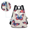 thumbnail image 5 of FORMRS Women's Travel Backpack Purse Anti-Theft Hidden Pockets Casual Shoulder Bag, Blue Butterflies, 5 of 7