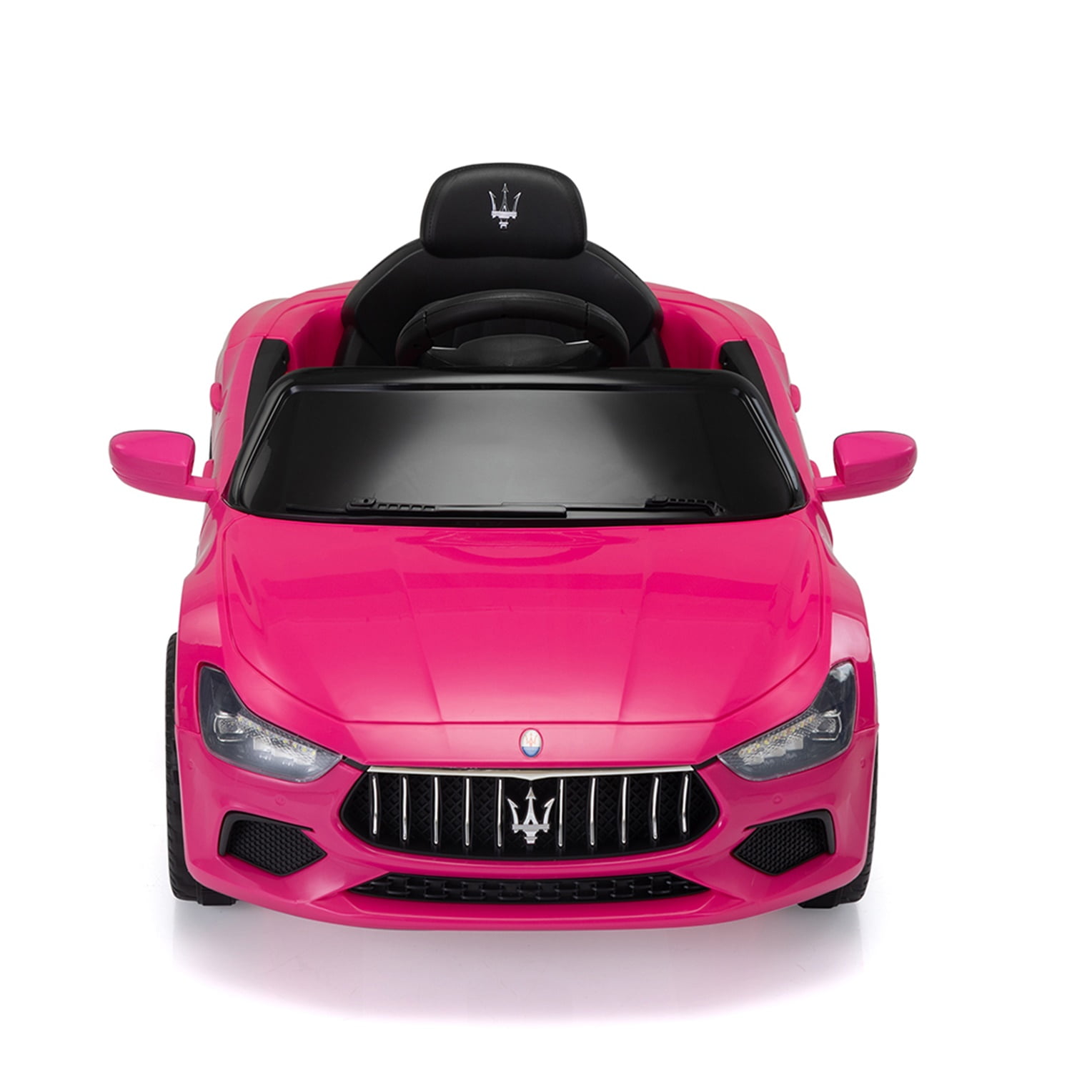 Kepooman 12V Kids Ride on Car with Remote Control, Music and Lights, Pink Kids Electric Ride On