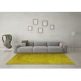thumbnail image 3 of Ahgly Company Machine Washable Indoor Rectangle Persian Yellow Traditional Area Rugs, 6' x 9', 3 of 4